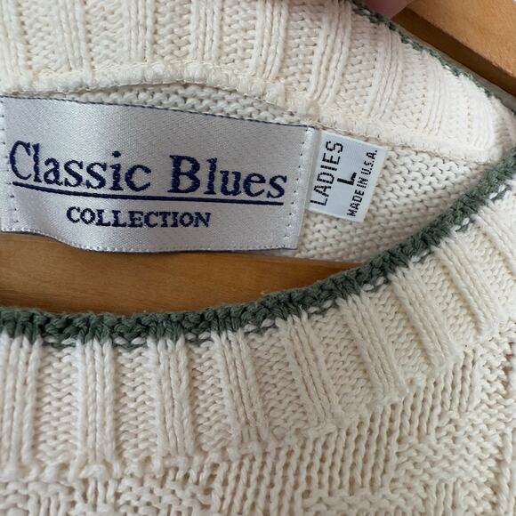 Vintage Classic Blues Collections Women Cardinal Sweater Sz Large Novelty Preppy - Picture 5 of 6